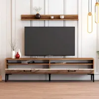 Seturi zona TV Trendy Istanbul 47 cm x 35 cm x 180 cm / Brown photo 4