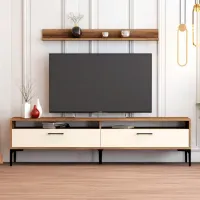 Seturi zona TV Trendy Istanbul 47 cm x 35 cm x 180 cm / Brown photo 2
