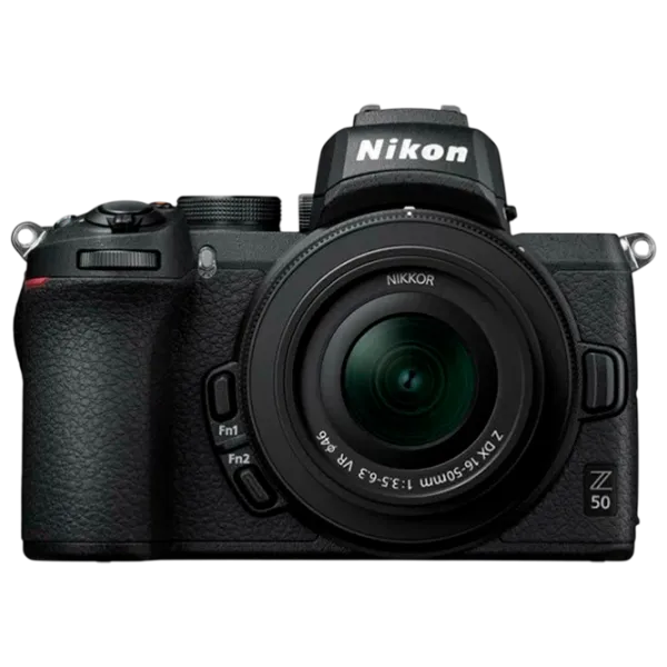 Cameră foto Nikon Z50 II + 16‑50 mm DX + 50‑250 mm DX Body CMOS/ Black photo 1