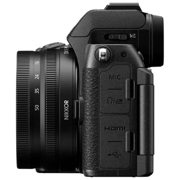 Cameră foto Nikon Z50 II + 16‑50 mm DX + 50‑250 mm DX Body CMOS/ Black photo 5
