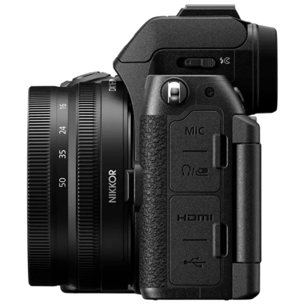 Cameră foto Nikon Z50 II + 16‑50 mm DX + 50‑250 mm DX Body CMOS/ Black photo 5