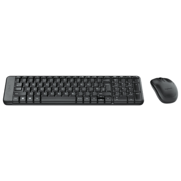 Клавиатура и Мышь Logitech Desktop MK220 Беспроводные / Черный photo 5