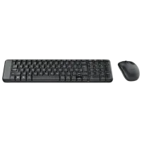 Клавиатура и Мышь Logitech Desktop MK220 Беспроводные / Черный photo 5