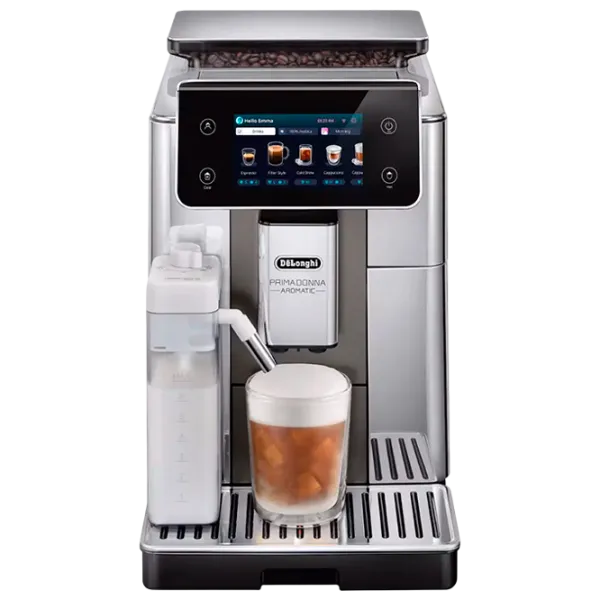 Кофемашина DeLonghi PrimaDonna Aromatic  / 2.2 л / Серебряный photo 1