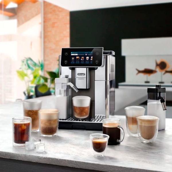 Кофемашина DeLonghi PrimaDonna Aromatic  / 2.2 л / Серебряный photo 10