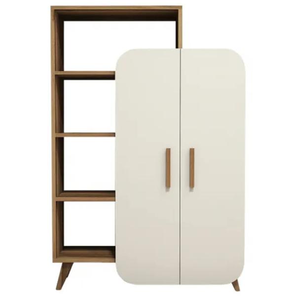 Etajeră Trendy Forma 132 x 90 x 32 cm / PAL / Walnut photo 1