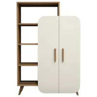 Etajeră Trendy Forma 132 x 90 x 32 cm / PAL / Walnut