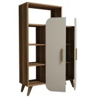 Etajeră Trendy Forma 132 x 90 x 32 cm / PAL / Walnut photo 2