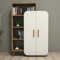 Etajeră Trendy Forma 132 x 90 x 32 cm / PAL / Walnut photo 3