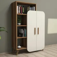Etajeră Trendy Forma 132 x 90 x 32 cm / PAL / Walnut photo 4