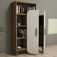 Etajeră Trendy Forma 132 x 90 x 32 cm / PAL / Walnut photo 5