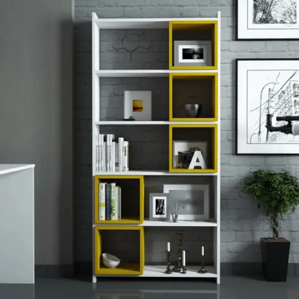 Etajeră Trendy Box 170 x 80 x 22 cm / PAL / White photo 5