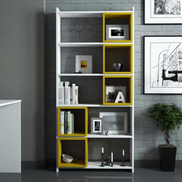 Etajeră Trendy Box 170 x 80 x 22 cm / PAL / White photo 5
