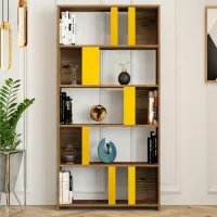 Etajeră Trendy Lima 180 x 90 x 20 cm / PAL / Walnut photo 2