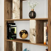 Стеллаж Trendy Lima 180 x 90 x 20см cm / ЛДСП / Oреховый photo 3