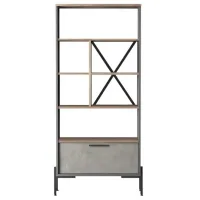 Etajeră Trendy VS4-CGA 160.8 x 75.5 x 44.5 cm / PAL / Gray