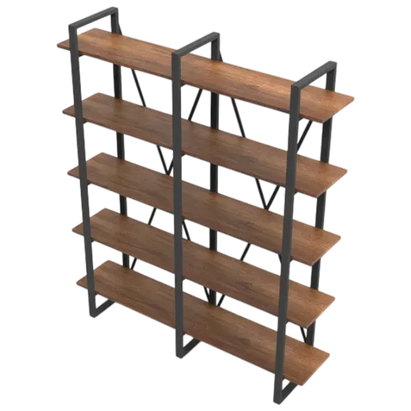 Стеллаж Trendy MN05-BA 180 x 154.8 x 34см cm / Металл / Oреховый photo 2