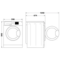 Сушильная машина Whirlpool WP A9X WBS EE 9 кг/ Белый photo 4