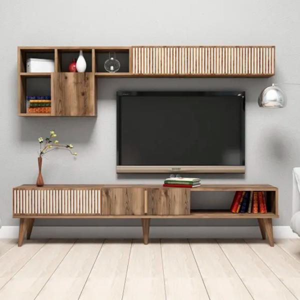 Комплекты ТВ-зона Trendy Milano 40 см x 35 см x 180 см / Коричневый photo 2
