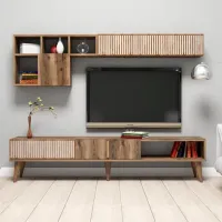 Комплекты ТВ-зона Trendy Milano 40 см x 35 см x 180 см / Коричневый photo 2