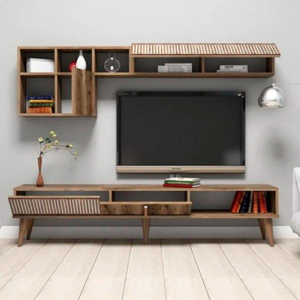Комплекты ТВ-зона Trendy Milano 40 см x 35 см x 180 см / Коричневый photo 3