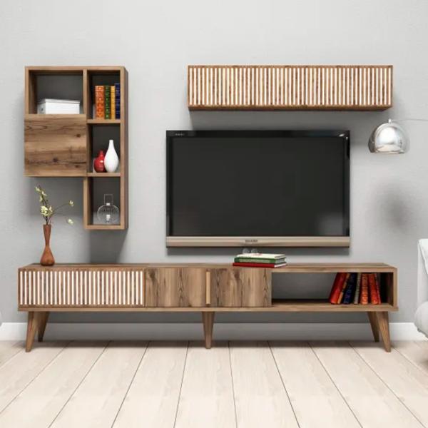 Комплекты ТВ-зона Trendy Milano 40 см x 35 см x 180 см / Коричневый photo 4