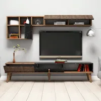 Комплекты ТВ-зона Trendy Milano 40 см x 35 см x 180 см / Коричневый photo 3