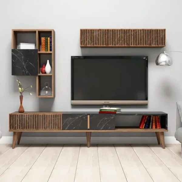 Комплекты ТВ-зона Trendy Milano 40 см x 35 см x 180 см / Коричневый photo 4