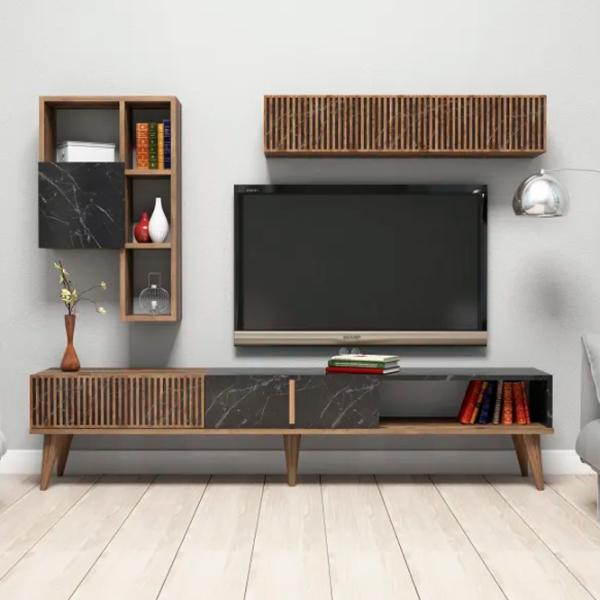 Комплекты ТВ-зона Trendy Milano 40 см x 35 см x 180 см / Коричневый photo 4