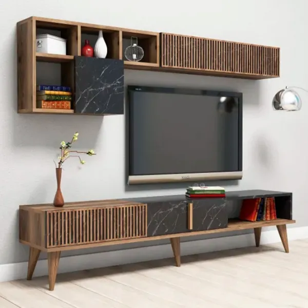 Комплекты ТВ-зона Trendy Milano 40 см x 35 см x 180 см / Коричневый photo 5