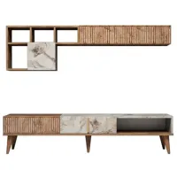 Комплекты ТВ-зона Trendy Milano 40 см x 35 см x 180 см / Коричневый