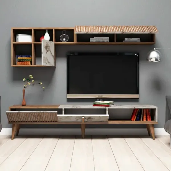 Комплекты ТВ-зона Trendy Milano 40 см x 35 см x 180 см / Коричневый photo 3