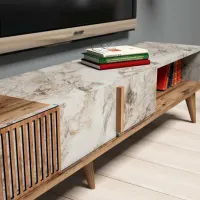 Комплекты ТВ-зона Trendy Milano 40 см x 35 см x 180 см / Коричневый photo 6