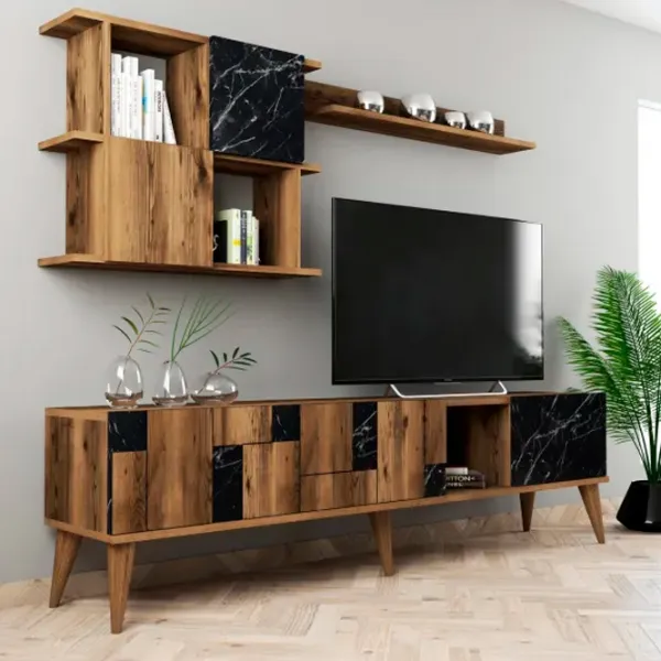 Комплекты ТВ-зона Trendy Madrid 48.6 см x 33.8 см x 180 см / Коричневый photo 3