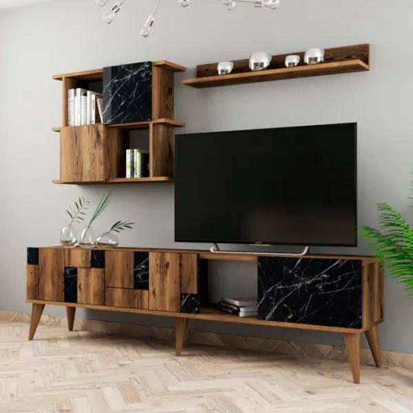 Комплекты ТВ-зона Trendy Madrid 48.6 см x 33.8 см x 180 см / Коричневый photo 4