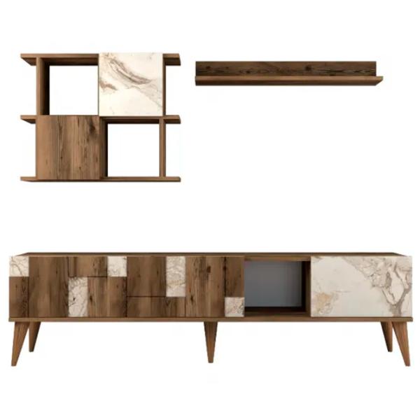 Комплекты ТВ-зона Trendy Madrid 48.6 см x 33.8 см x 180 см / Коричневый photo 1