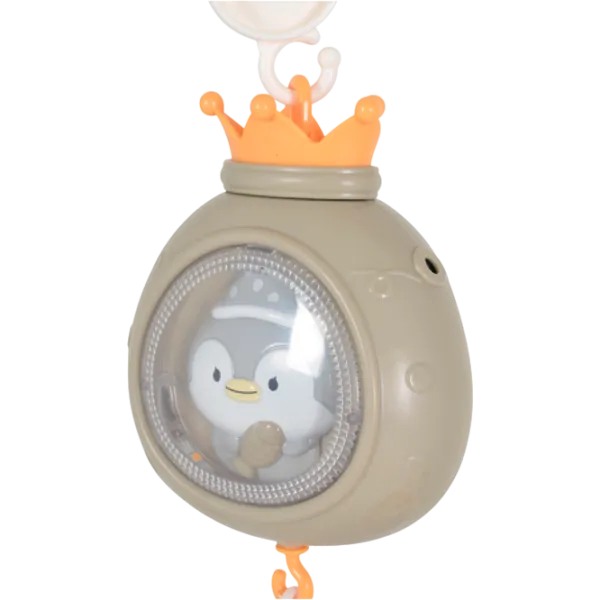 Музыкальная карусель Moni Penguin Серый / Пластик photo 2