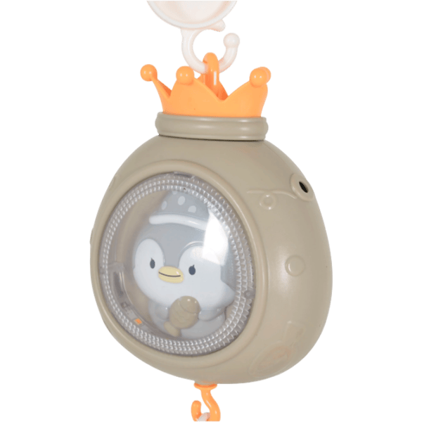 Музыкальная карусель Moni Penguin Серый / Пластик photo 2