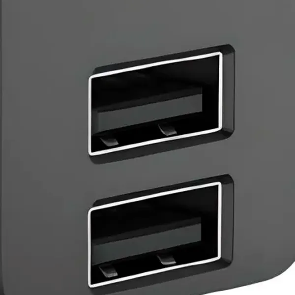 Încărcător de rețea XPower 2USB 2.4A 2.4 A / Black photo 3