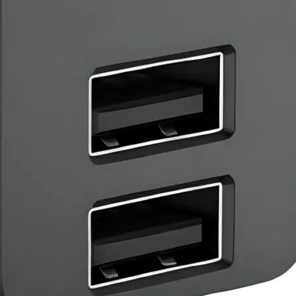 Încărcător de rețea XPower 2USB 2.4A 2.4 A / Black photo 3