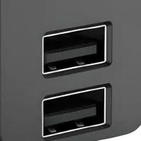 Încărcător de rețea XPower 2USB 2.4A 2.4 A / Black photo 3