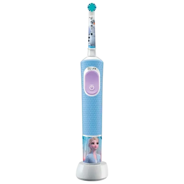 Periuță de dinți electrică Braun Kids Vitality D103.4132КХ FROZEN II + CASE ORAL-B 2D / Blue photo 2