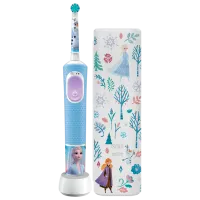 Periuță de dinți electrică Braun Kids Vitality D103.4132КХ FROZEN II + CASE ORAL-B 2D / Blue