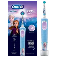 Periuță de dinți electrică Braun Kids Vitality D103.4132КХ FROZEN II + CASE ORAL-B 2D / Blue photo 4