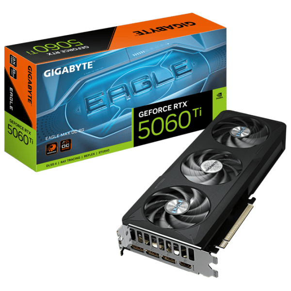 Placă video Gigabyte GeForce RTX 5060 Ti EAGLE MAX OC PCI Express x16 5.0 / 8 GB photo 10