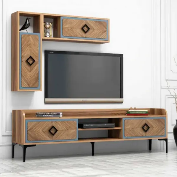 Комплекты ТВ-зона Trendy Samba 52 см x 35 см x 180 см / Коричневый photo 2