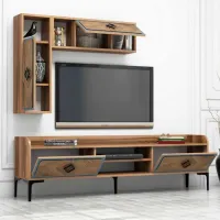 Seturi zona TV Trendy Samba 52 cm x 35 cm x 180 cm / Brown photo 5