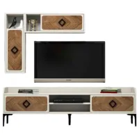 Комплекты ТВ-зона Trendy Samba 52 см x 35 см x 180 см / Кремовый