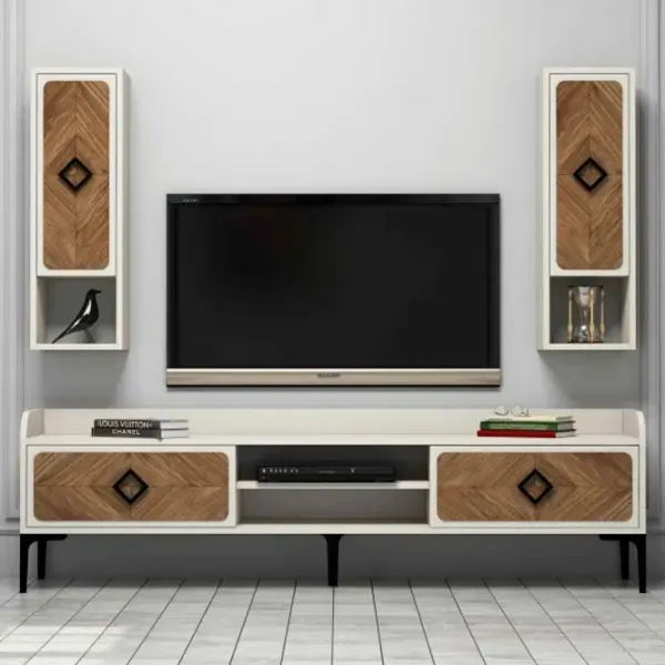 Комплекты ТВ-зона Trendy Samba 52 см x 35 см x 180 см / Кремовый photo 4