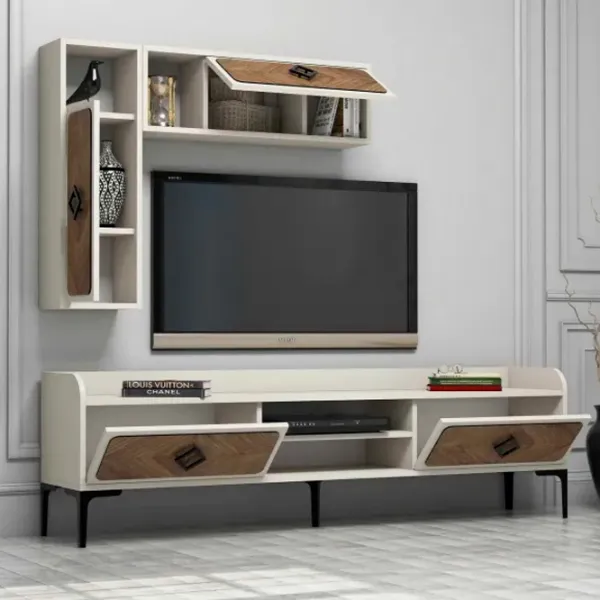 Комплекты ТВ-зона Trendy Samba 52 см x 35 см x 180 см / Кремовый photo 5